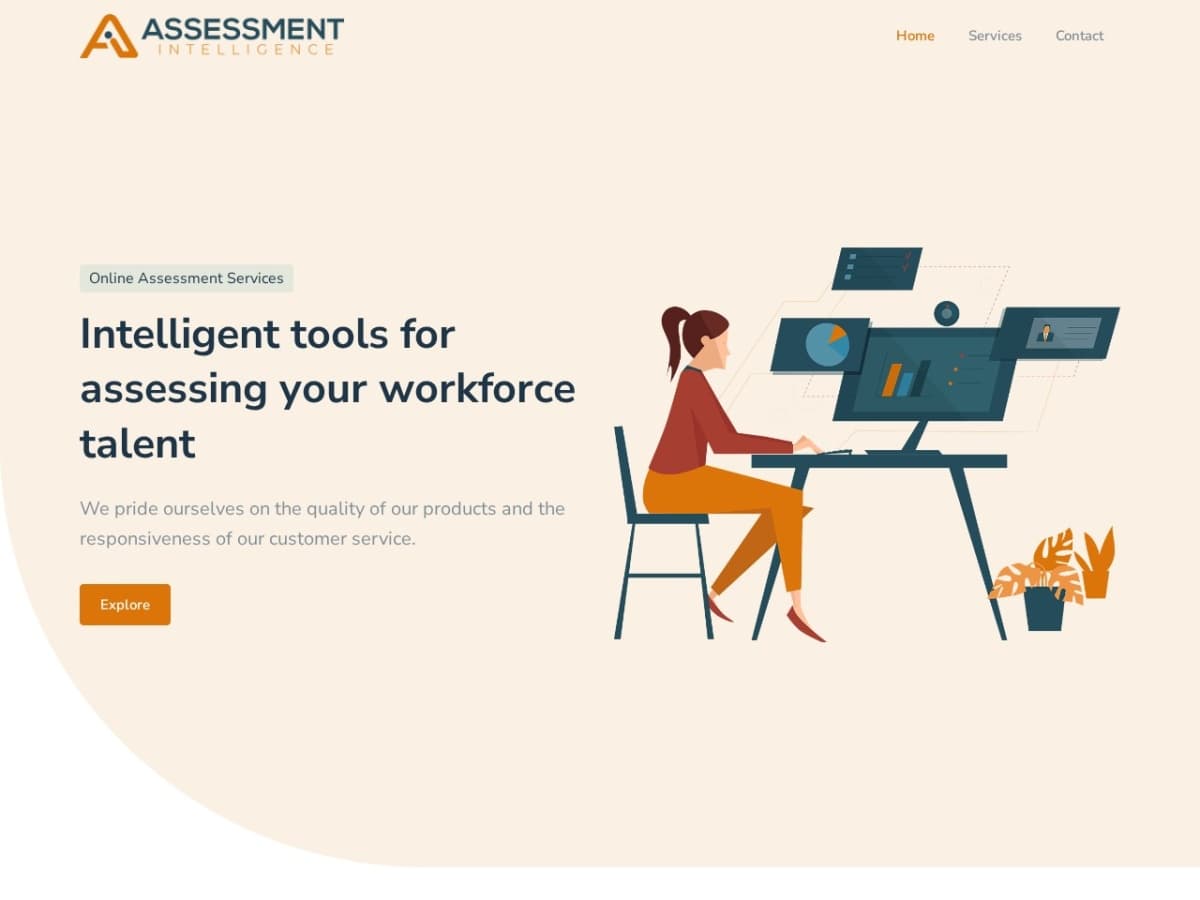 Screenshot preview for Assessment Intelligent