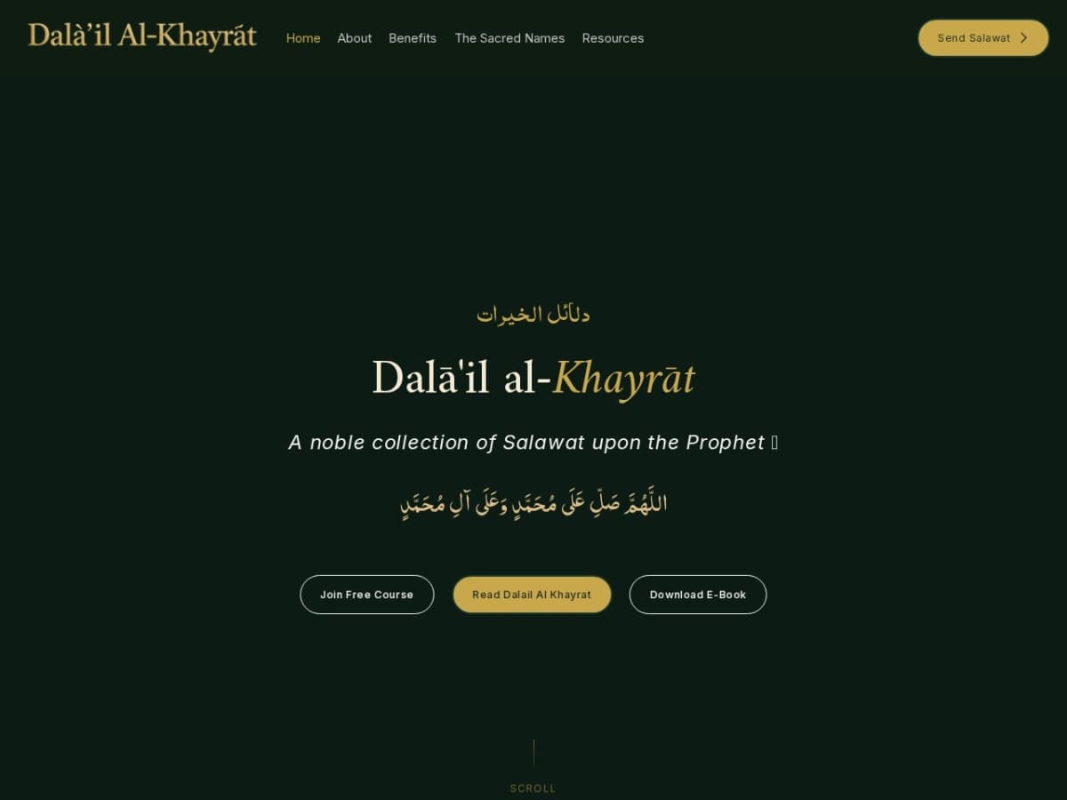 Screenshot preview for dalailkhairat