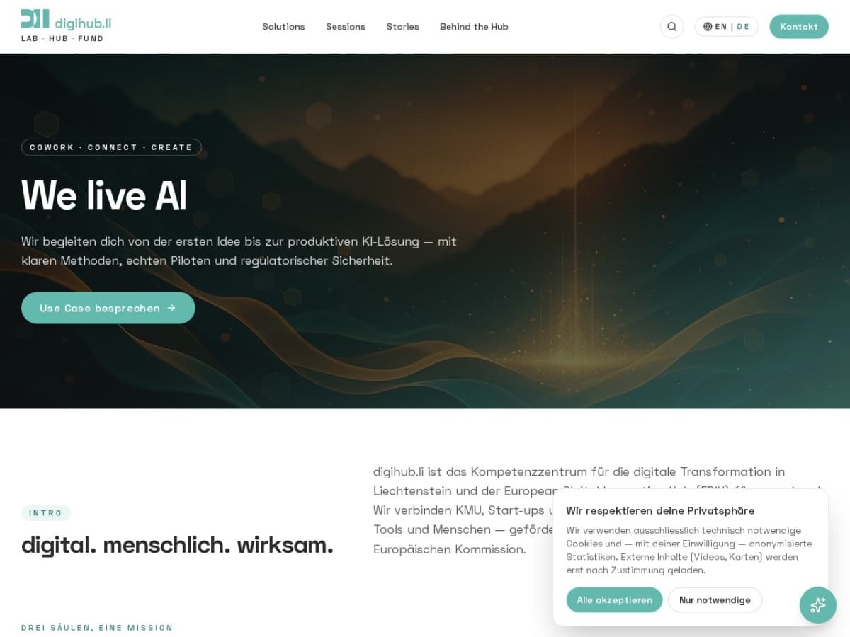 Screenshot preview for DigiHub