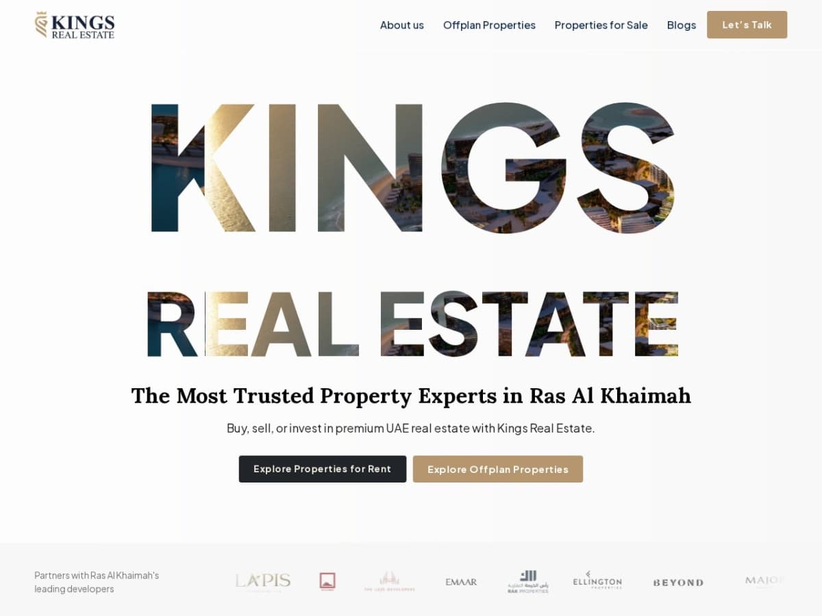 Screenshot preview for King SR - Real Estate RK