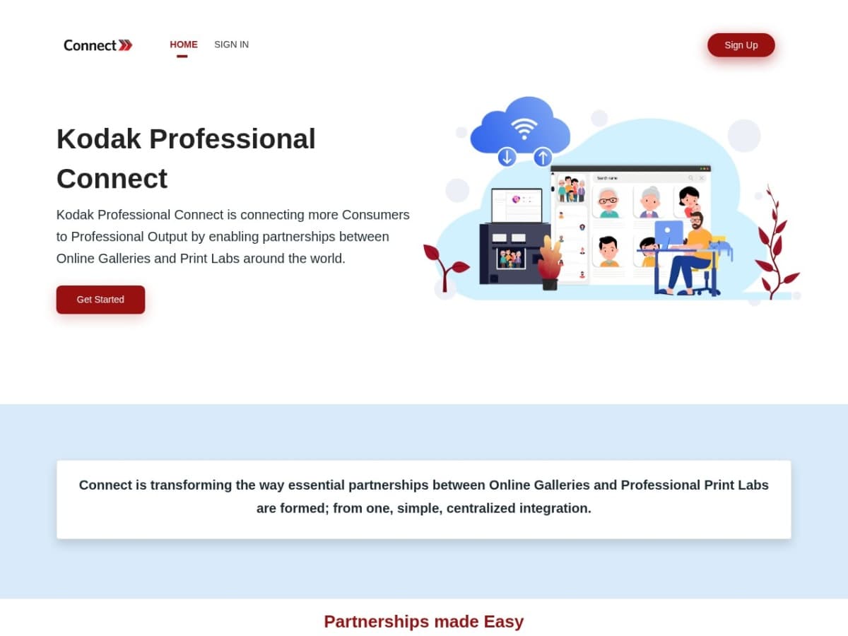 Screenshot preview for Kodak Connect
