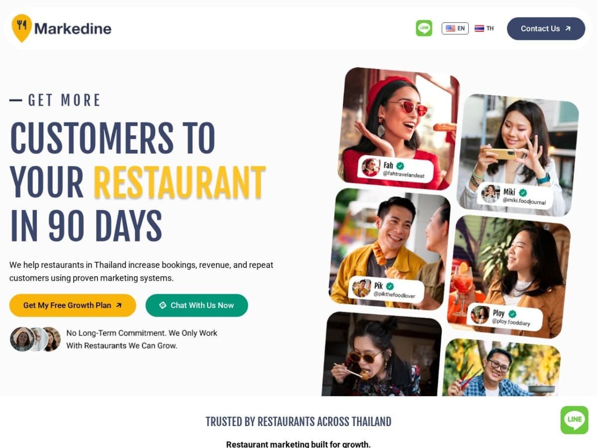 Markedine project preview