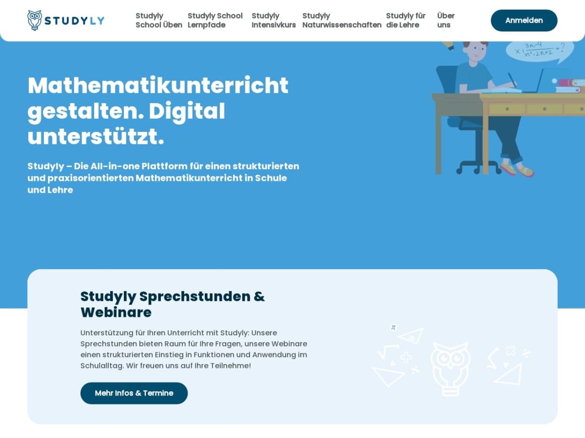 Screenshot preview for Studyly