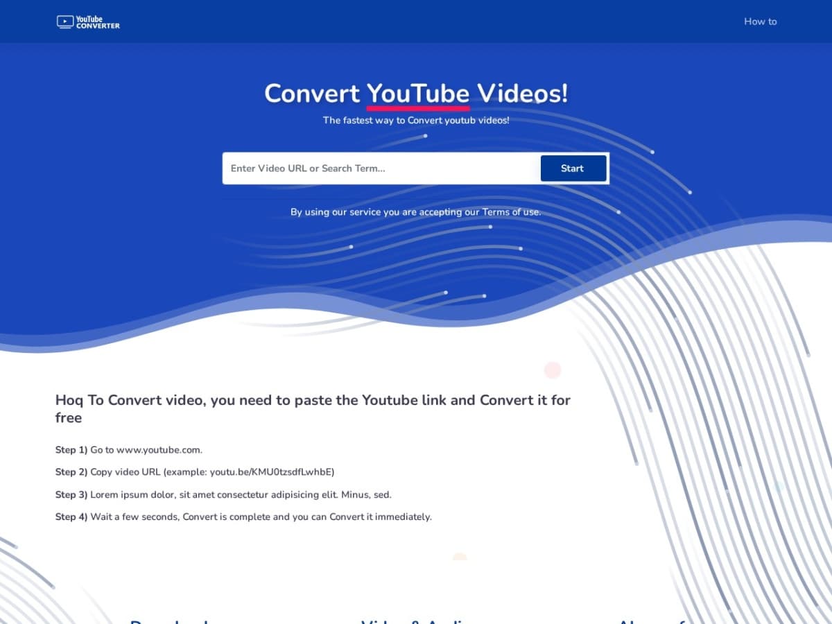 Screenshot preview for Youtube Convert